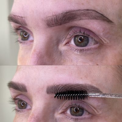 Eyebrow microblading