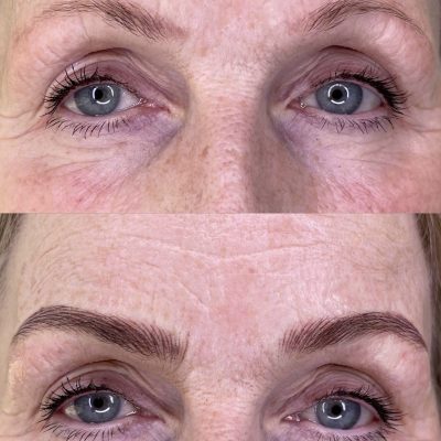 Microblading eyebrows